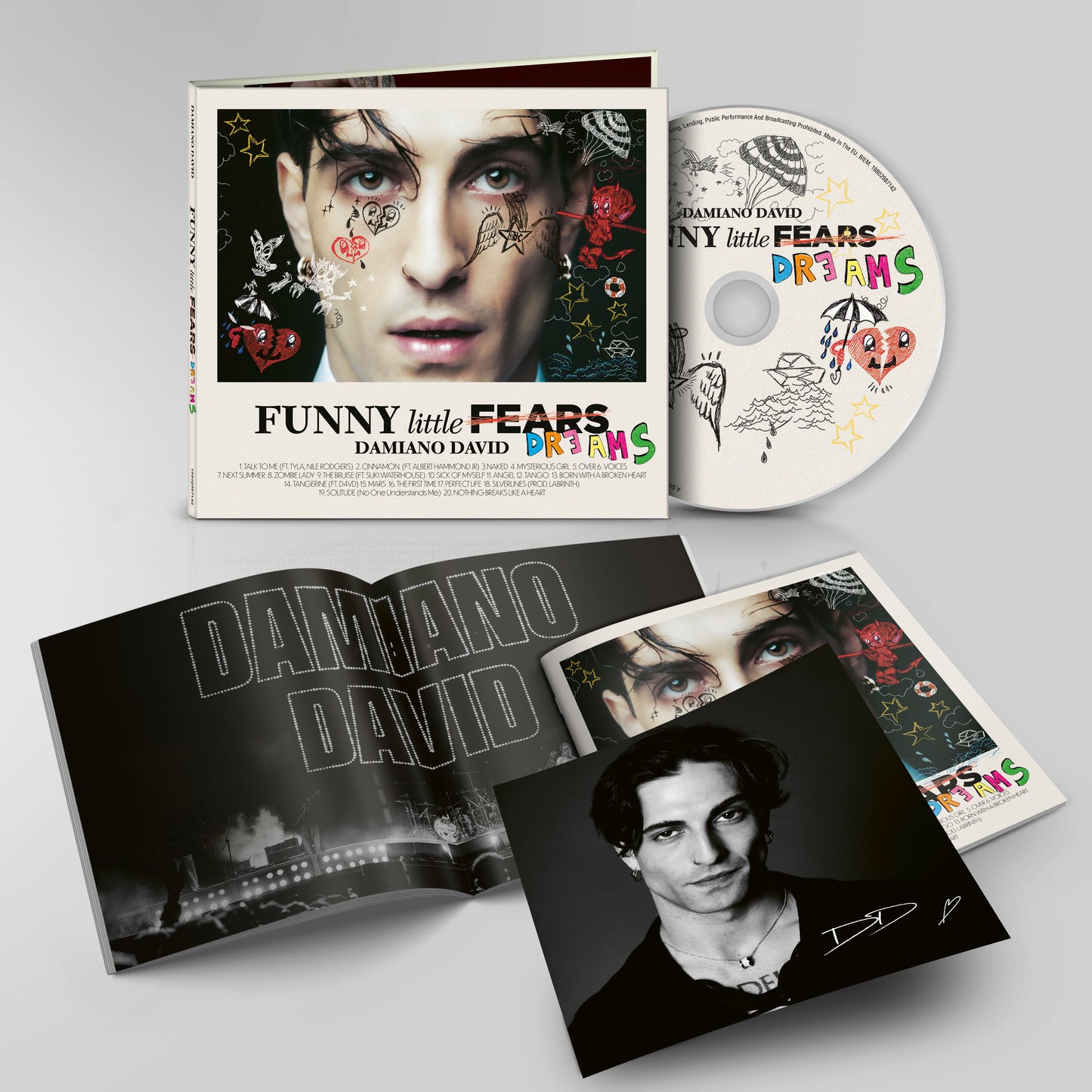 CD FUNNY little FEARS (DREAMS) signé